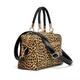 Casual Lady's Designer Handbag PU Leather Leopard Print Paillette Sequin Shoulder Bag