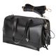 Ladies' PU Leather Handbag Tote Bag Satchel Shoulder Bag [Black]