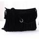 Women's Fringe Tassel Handbag / Messenger Bag Cross Body Shoulder Bag [Black]