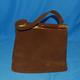 Ladies Suade Leather Medium Handbag / Shoulder Bag - Sydney