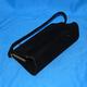 Ladies Small Medium Black Suede Pocket Book / HandBag  Black