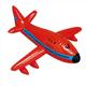 747 Inflatable Red Jet [red 2 Ft]