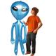 Giant Blue Alien Inflatable 60 in