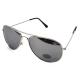 One Way Mirror Aviator Sunglasses - Uv400, Shatter Resistant (Chrome)
