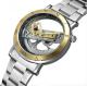 Forsining Men's Skeleton Automatic Water Resistant Watch