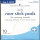 Healthy Accents Sterile Non-Stick Pads for covering wounds, triple layer 