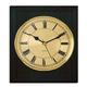 Ebony Style Wood Clock w/ Roman 5 In Dial