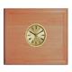Blonde Horizontal Bead Wood Finish clock w/ 2 inch dial