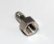 G 1/4in Female  x 9 mm Male nickel plated brass hose barb