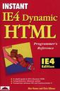 shopbestlove: Instant IE4 Dynamic HTML Programmer's Reference