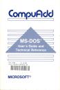 shopbestlove: CompuAdd MS-DOS User's Guide and Technical Reference