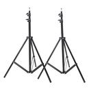 shopbestlove: 3 - 7 foot Photography Light Tripod w/ 7in Lamps - (pair)