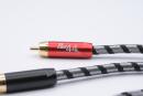 shopbestlove: Hifi RCA Gold Plated, Double Insulated Braided Cables, one pair, OFC, 1 meter ( 3ft )