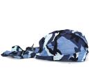 shopbestlove: Blue Camo Print Bandanna Cap