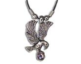 shopbestlove: Eagle W/crystal Ball Necklace 