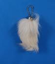 shopbestlove: White Fox Tail Charm / Key chain [5in]