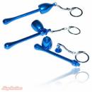 shopbestlove: Mushroom Pipe Key Chain [blue]