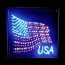 shopbestlove: USA Flag LED Motion Sign  - 19x19