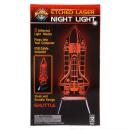 shopbestlove: 3D Laser Cut Light Space Shuttle Multi Color Illuminating Display 11"