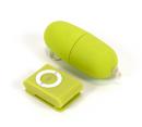 shopbestlove: Wireless Vibrator MP3 Style Waterproof 20 Function Bullet (lime)