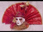 shopbestlove: Dolomite Porcelain Mask with Fan