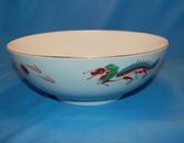 shopbestlove: 2 Quart Oriental China Soup or Serving Bowl w/ Gold Trim