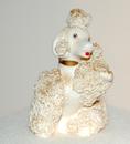 shopbestlove: Poodle Ceramic Figurine 3.5in Sitting