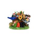 shopbestlove: Bird and Wheel Barrel figure garden scene Limitless Treasures