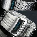 shopbestlove: Robotic Style Cyclops Stainless Steel Men's Watch (silver)