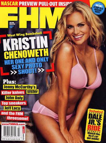 FHM Kristin Chenoweth - NASCAR Preview Pull-Out Inside March 2006