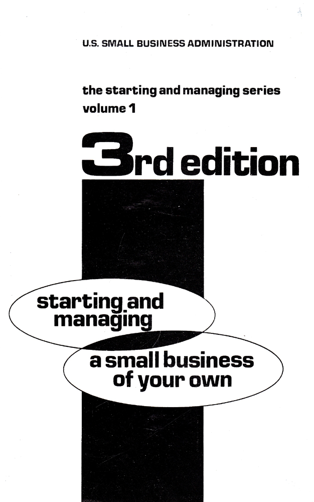 Starting and managing a Small... Business of your Own - Wendell O. Metcalf - 3rd - 1973 - Paperback - Small Business Administration