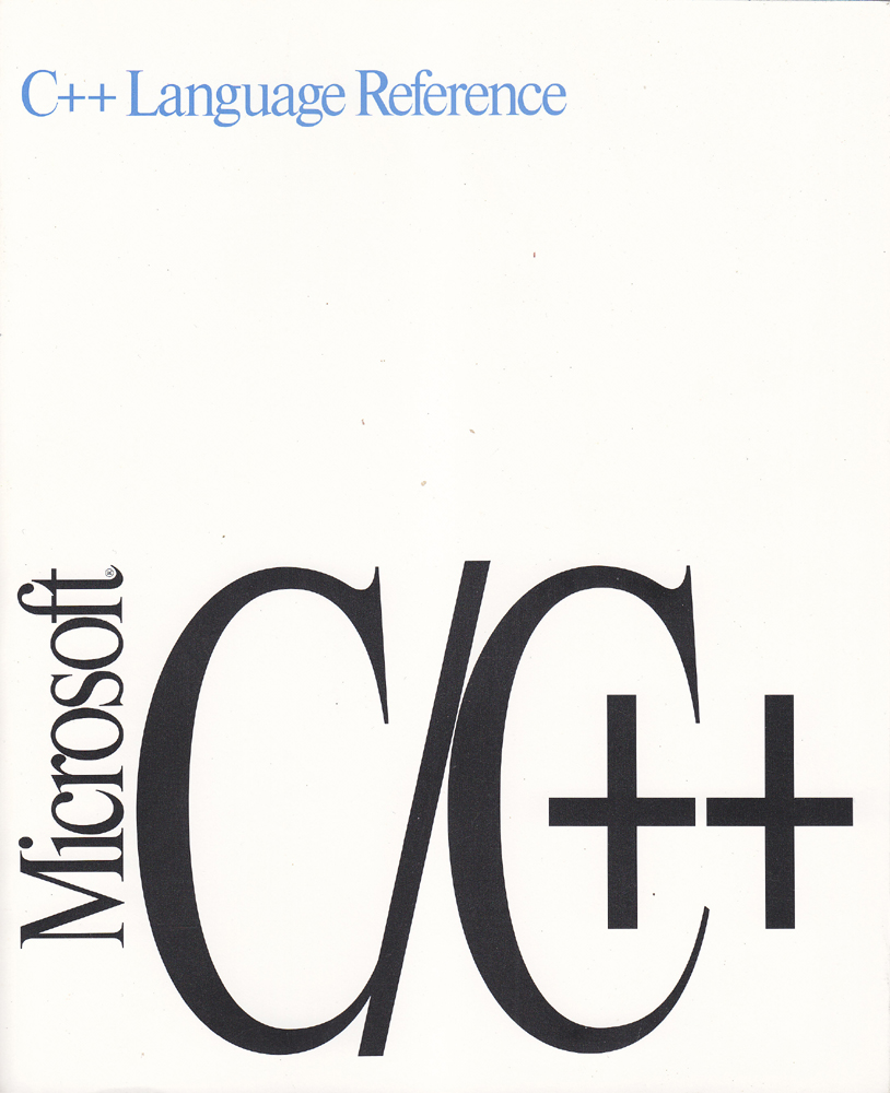 Microsoft C/C++ - C++ Language Reference version 7.0 - Microsoft - version 7.0 - 1991 - Paperback - Microsoft Corporation