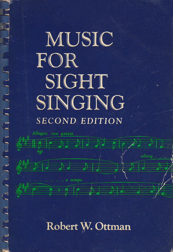 Music for Sight Singing - Learn to Sight Sing from the Best Spiral - Robert W. Ottman - 1967 - Spiral - Prentice-Hall