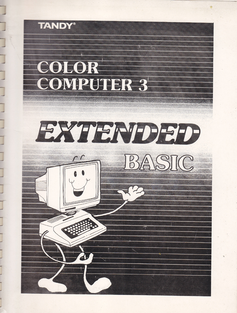 Color Computer 3 Extended Basic Tandy - Tandy Corporation - Third - 1986 - Spiral - Tandy Corporation