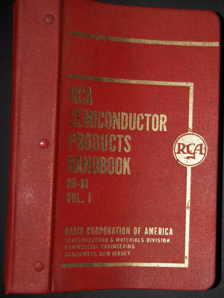 RCA Semiconductor Products Handbook: HB-10, Vol. 1