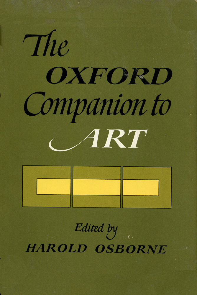 The Oxford Companion to Art - Harold Osborne - 1975 - Hardcover