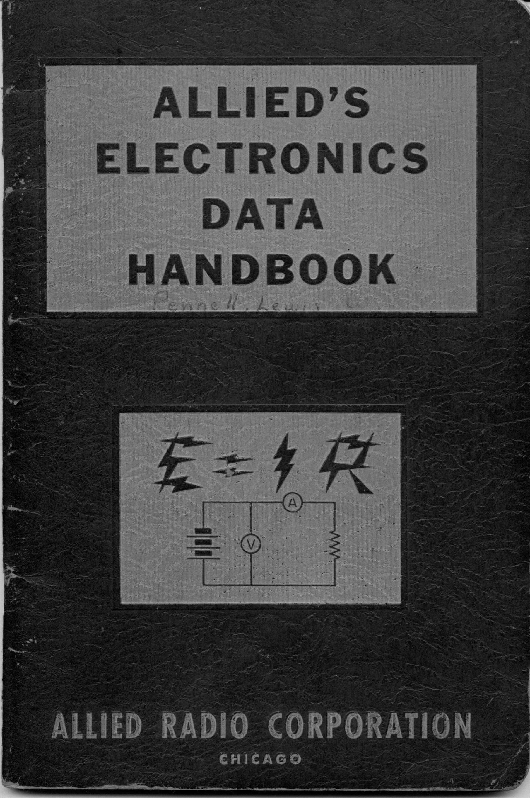 Allied's Electronics Data Handbook - Allied Radio Corporation - 2nd - 1956 - Paperback