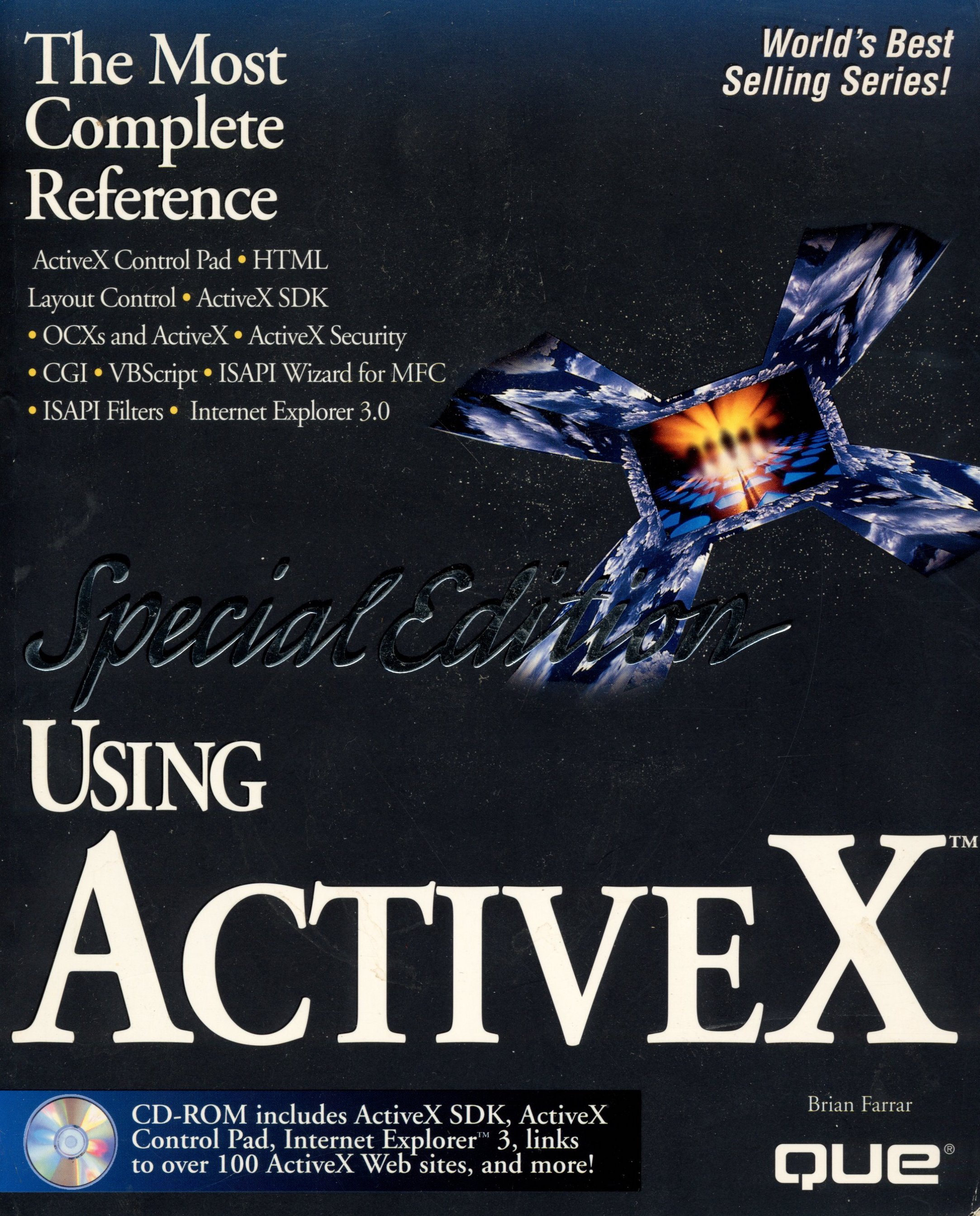 Using ActiveX The Most Complete Reference - Brian Farrar - Special Edition - 1996 - Paperback - Que