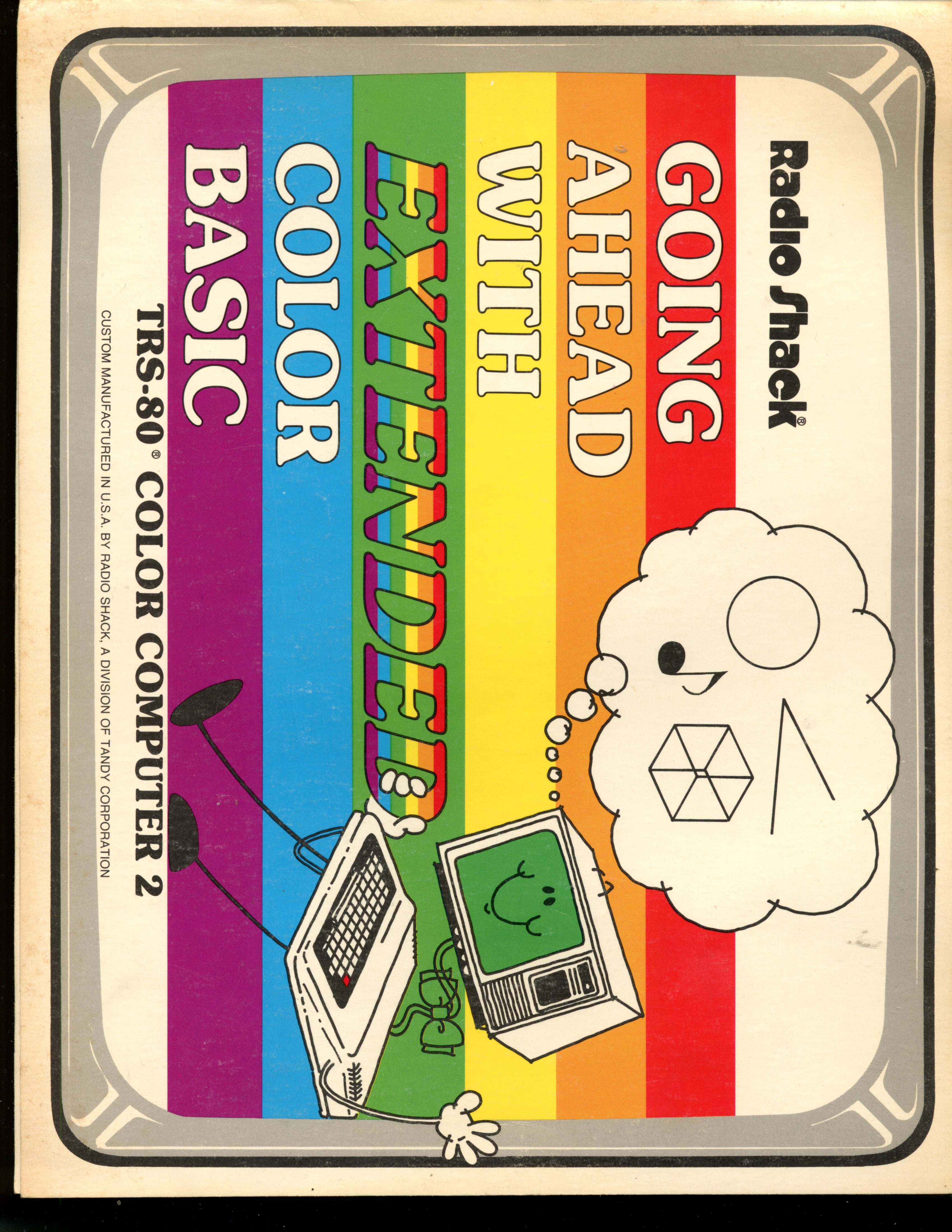 Going Ahead With Extended Color Basic TRS-80 Color Computer 2 - Radio Shack - 1981 - Paperback - Radio Shack