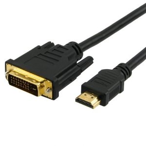 DVI to HDMI Shielded Cable 10 ft Male-Male