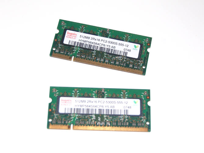 512MB x 2 (1024) 2Rx16 PC2-5300S-555-12