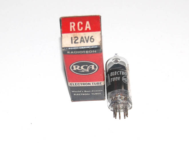 RCA 12AV6 Electron Tube - 1950's