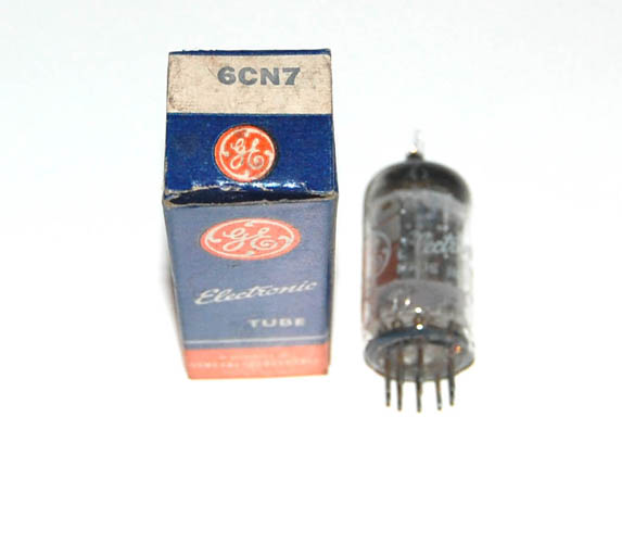 GE 6CN7 Electron Tube - 1950's