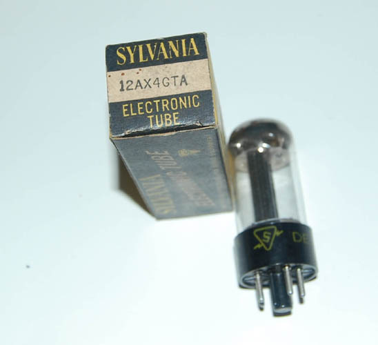 Sylvania 12AX4GTA Electron Tube - 1950's