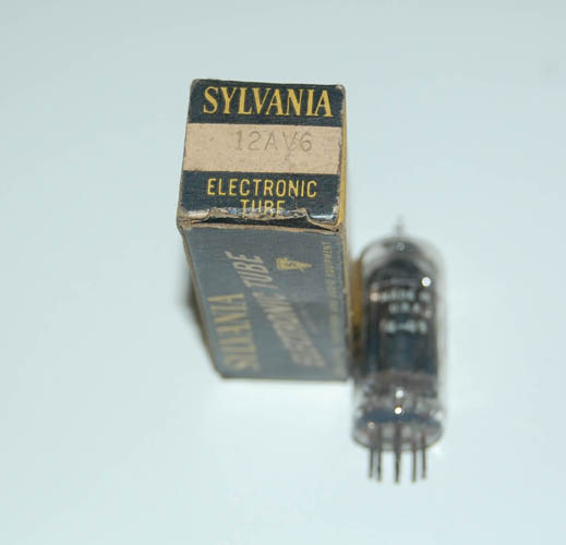 Sylvania 12AV6 Electron Tube - 1950's