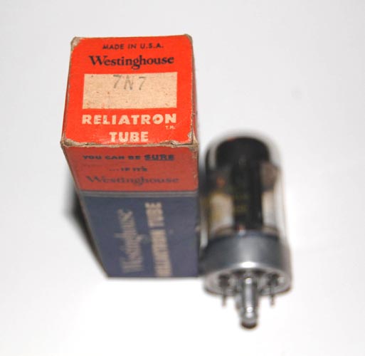 Westinghouse 7N7 Electron Tube - 1950's