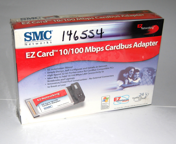 SMC8036TX Ez Card 10/100 Mbps Cardbus Adaptor