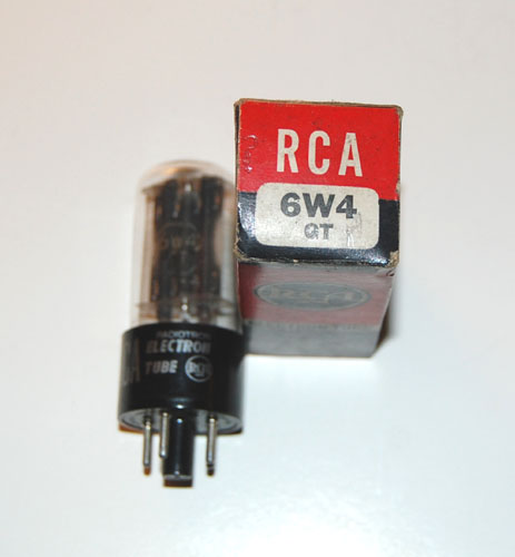 RCA 6W4GT Electron Tube - 1950's