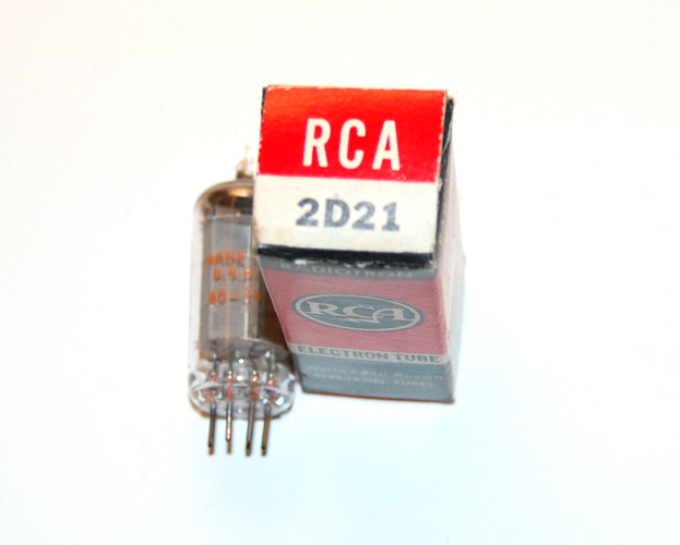 Vintage RCA 2D21 Electron Tube - 1950's