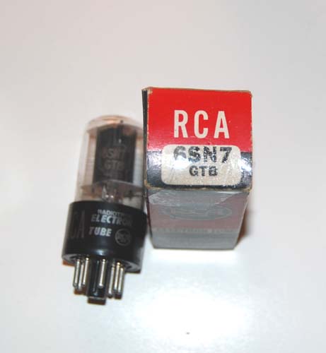 Vintage RCA 6SN7GTB Electron Tube - 1950's